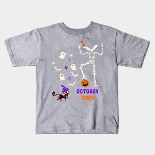 halloween october vibes Kids T-Shirt